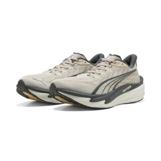 Puma Laufschuhe Deviate Nitro 4 (Dämpfung) beige/grau Herren