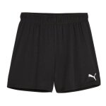 Puma Sporthose teamGOAL Shorts (100% rec. Polyester) kurz schwarz Damen
