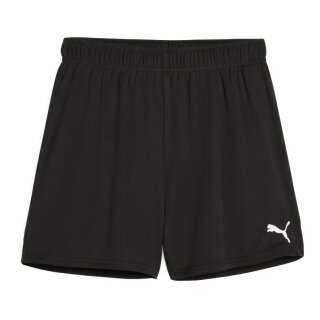 Puma Sporthose teamGOAL Shorts (100% rec. Polyester) kurz schwarz Damen