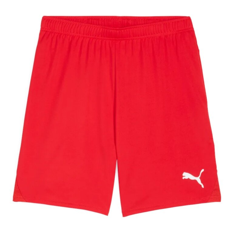 Puma Sporthose teamGOAL Shorts (100% rec. Polyester) kurz rot Herren