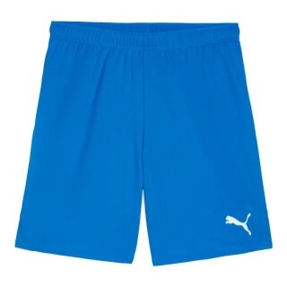 Puma Sporthose teamGOAL Shorts (100% rec. Polyester) kurz blau Herren