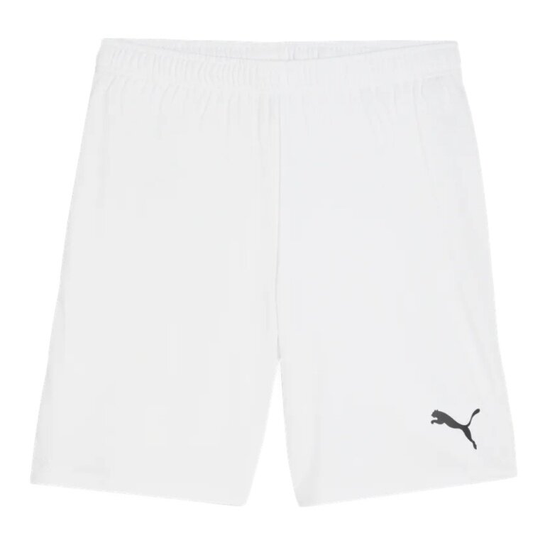 Puma Sporthose teamGOAL Shorts (100% rec. Polyester) kurz weiss Herren