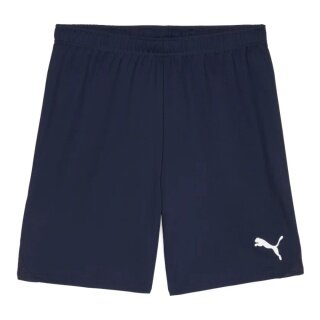 Puma Sporthose teamGOAL Shorts (100% rec. Polyester) kurz navyblau Herren