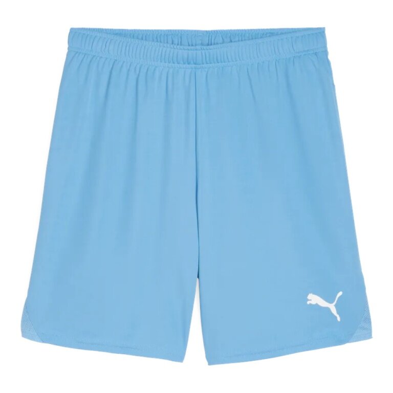 Puma Sporthose teamGOAL Shorts (100% rec. Polyester) kurz hellblau Herren