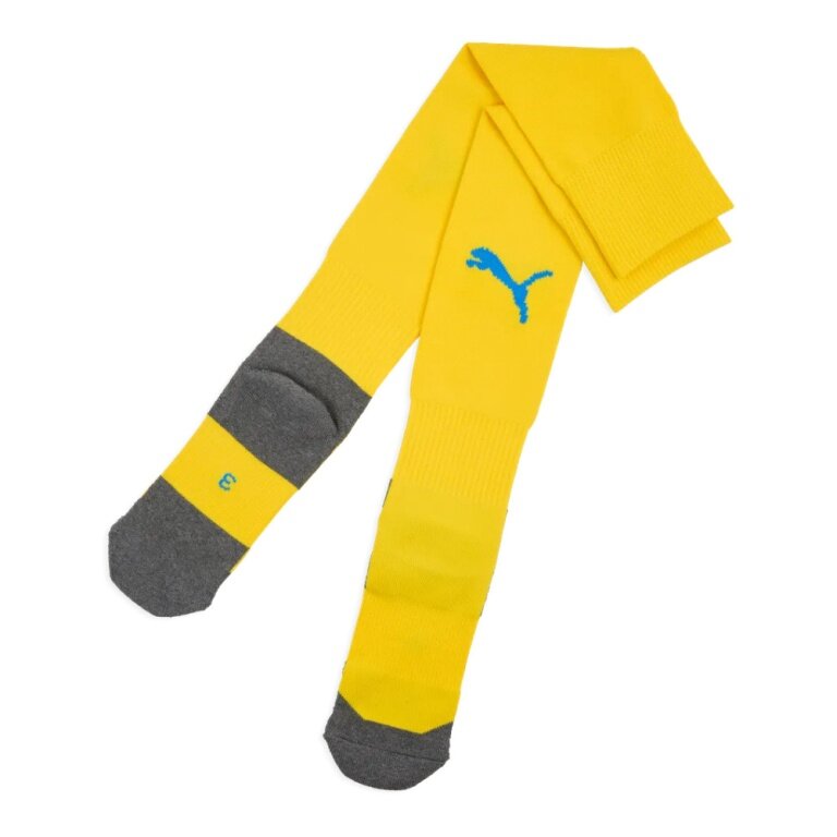 Puma Stutzenstrumpf teamLIGA26 Core gelb/blau - 1 Paar