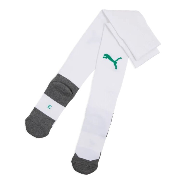 Puma Stutzenstrumpf teamLIGA26 Core weiss/grün - 1 Paar