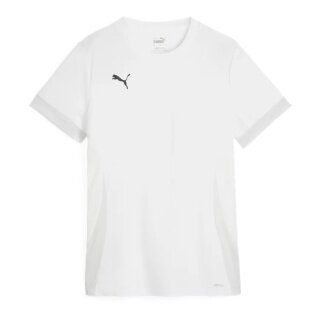 Puma Trainings-Shirt teamGOAL Matchday Jersey (100% rec. Polyester) kurzarm weiss Damen