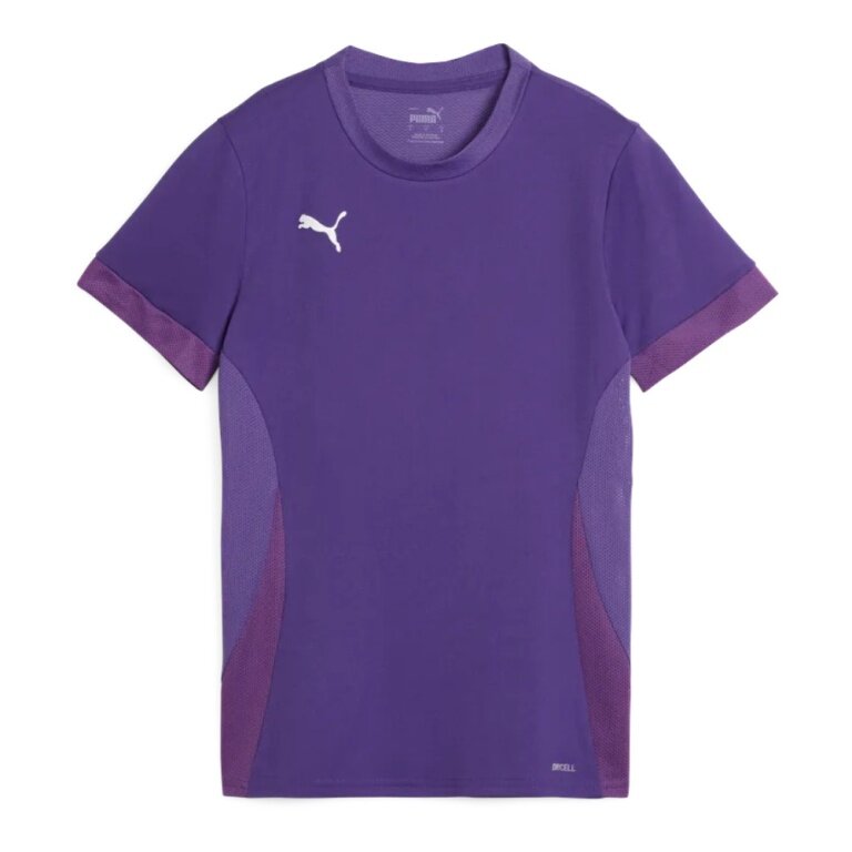 Puma Trainings-Shirt teamGOAL Matchday Jersey (100% rec. Polyester) kurzarm violett Damen