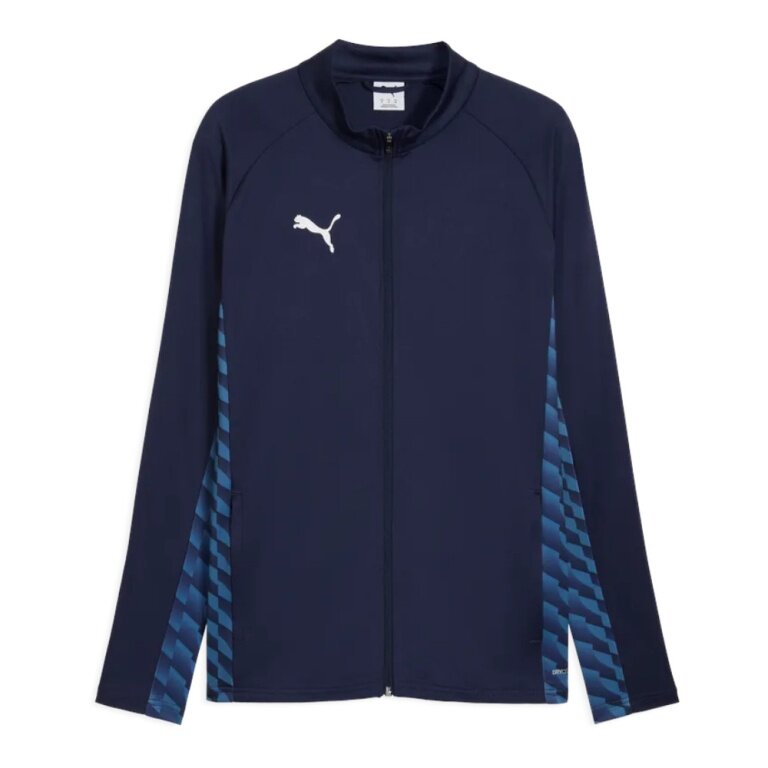 Puma Trainingsjacke teamLIGA26 Training Jacket (Full-Zip, 100% rec. Polyester, atmungsaktiv) navyblau Herren