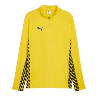 Puma Trainingsjacke teamLIGA26 Training Jacket (Full-Zip, 100% rec. Polyester, atmungsaktiv) gelb Herren