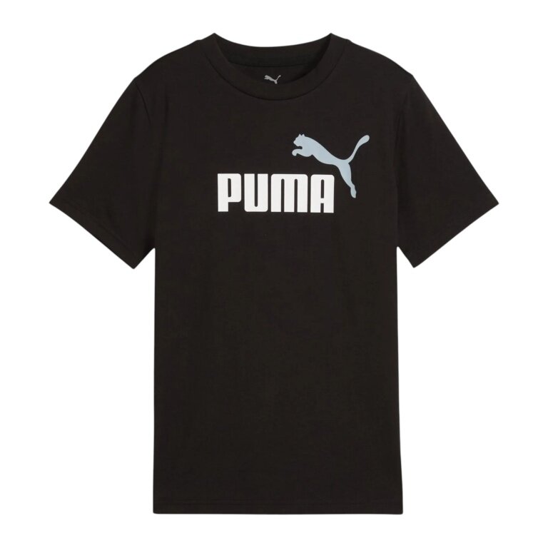 Puma Freizeit-Tshirt ESS 2 Color No.1 Logo Tee (Baumwolle) schwarz Jungen