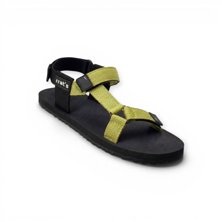 RRAT'S Sandale T-Outdoor Endurance schwarz/mustardgelb