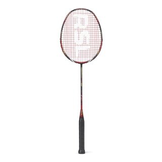 RSL Badmintonschläger Nova 07 (ausgewogen, mittel) schwarz/rot - besaitet -