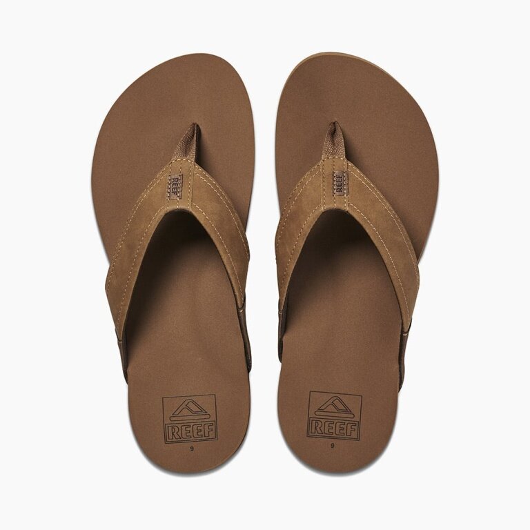 Reef Zehensandalen Newport Bronze braun Herren