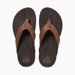 Reef Zehensandalen Newport Tan dunkelbraun Herren