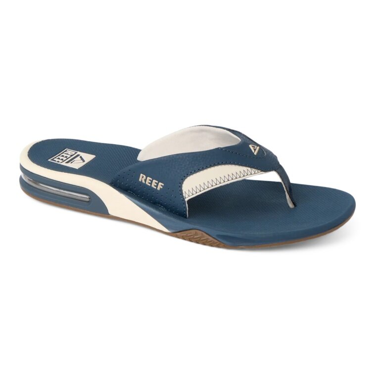 Reef Zehensandalen Fanning (integrierter Flaschenöffner) navyblau/oat Herren