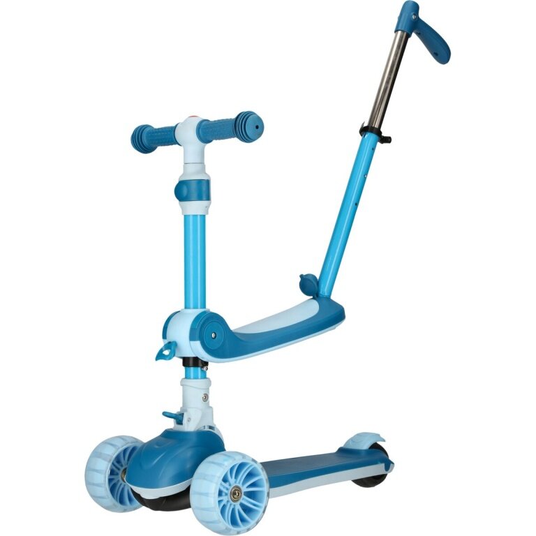Rezo Scooter Fanau 4in1 (aufklappbarer Roller, Kugellager: ABEC 7) blau - Kinder