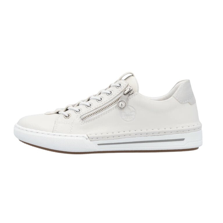 Rieker Sneaker (Glattleder) L7250 weiss Damen