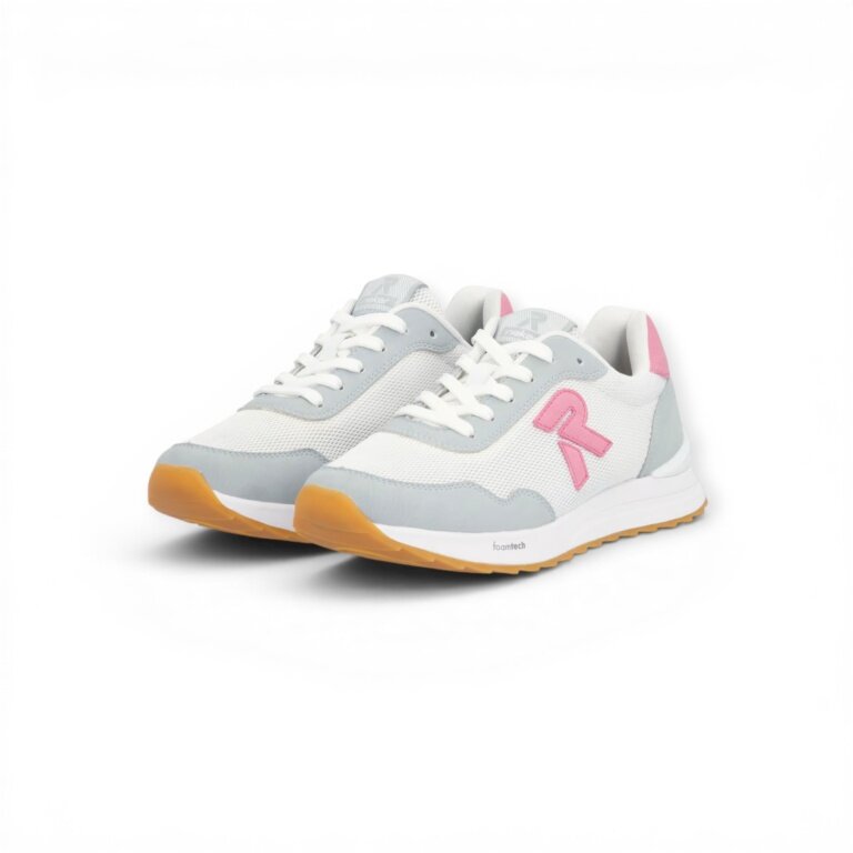 Rieker Sneaker W2404 weiss/grau Damen