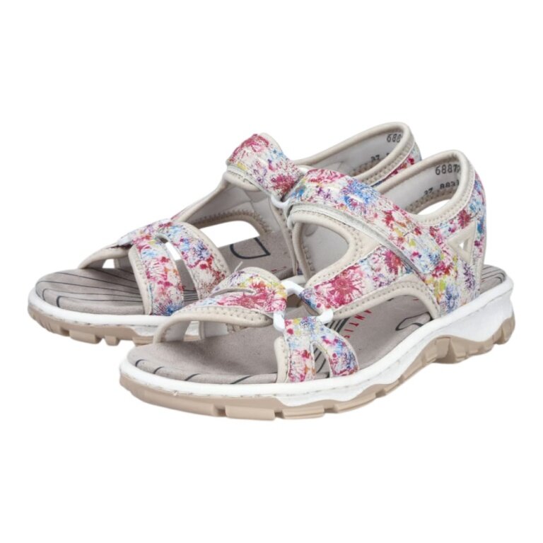 Rieker Trekkingsandale 68879-95 bunt Damen