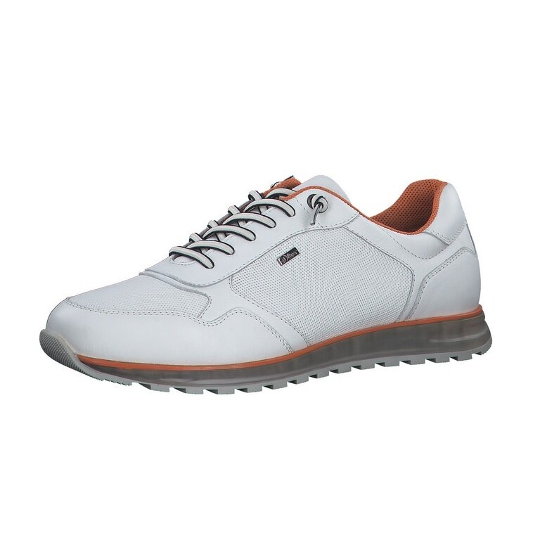 s.Oliver Sneaker 5-13622-30-805 mit Soft Foam - Leder - 2023 weiss Herren