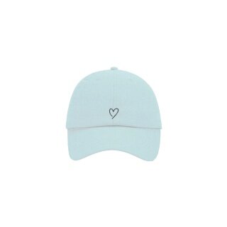 SWFD Basecap Herz Sommer Kappe hellblau - 1 Stück