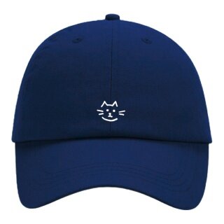 SWFD Basecap Katze Sommer Kappe navyblau - 1 Stück