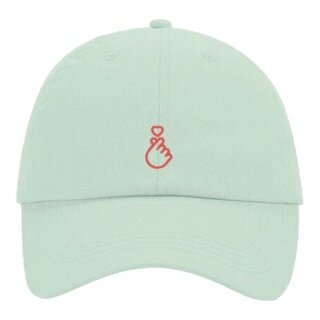 SWFD Basecap Korean Heart Sommer Kappe grün - 1 Stück