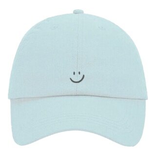 SWFD Basecap Smiley Sommer Kappe hellblau - 1 Stück