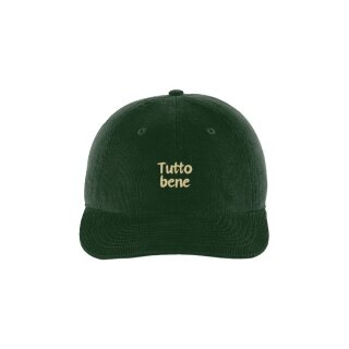 SWFD Basecap Tutto Bene Kord Kappe grün - 1 Stück