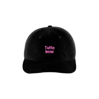 SWFD Basecap Tutto Bene Kord Kappe schwarz - 1 Stück