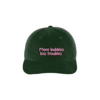 SWFD Basecap More bubbles less troubles Kord Kappe grün - 1 Stück
