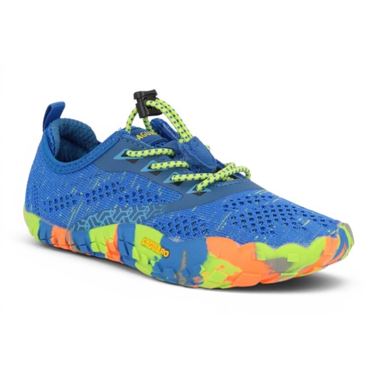 Saguaro Barfussschuhe Smart I (flexible Sohle, Zero Drop) blau Kinder