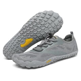 Saguaro Barfussschuhe Smart I (flexible Sohle, breite Zehenbox) grau