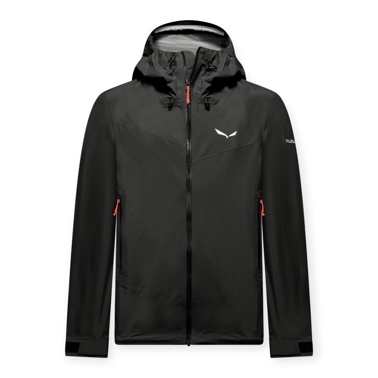Salewa Wander-Hardshelljacke Ortles PTX 3L (wasserdicht, winddicht) schwarz Herren