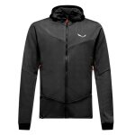 Salewa Fleecejacke Sella Crevasse Hooded Jacket (warm, leicht, hohe Bewegungsfreiheit) schwarz Herren