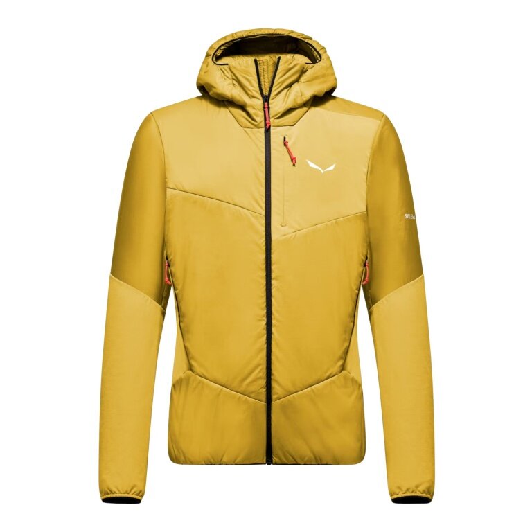 Salewa Winterjacke Ortles Hybrid TirolWool® Air (warm, atmungsaktiv, Thermoregulation) gelb Herren