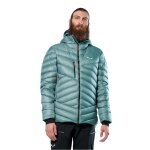 Salewa Daunenjacke Ortles Medium 3 RDS (warm, wasser-windabweisend, komprimierbar) tealblau Herren