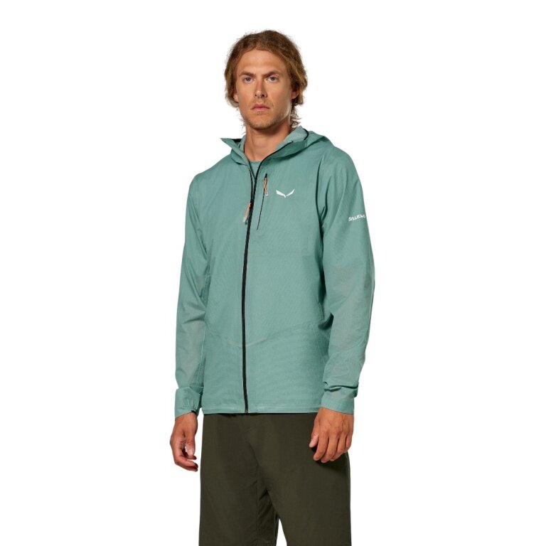 Salewa Wanderjacke Pedroc 2 PTX 2.5-Lagen Light (winddicht, wasserdicht) willow blau Herren