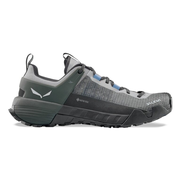 Salewa Wanderschuhe Wildfire NXT GTX (Zustieg/Speed-Hiking, wasserdicht) alloygrau/olive Damen