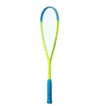Salming Squashschläger Cannone PowerLite 148g/sehr kopflastig gelb/cyan - besaitet -