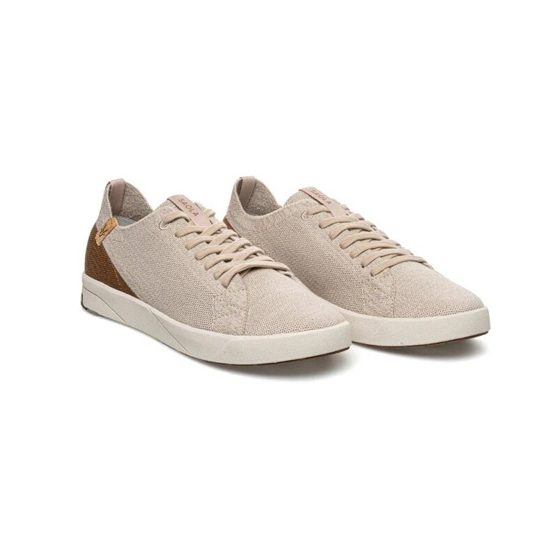 Saola Sneaker Cannon Knit 2.0 Wool (Merinowolle) beige/braun Herren