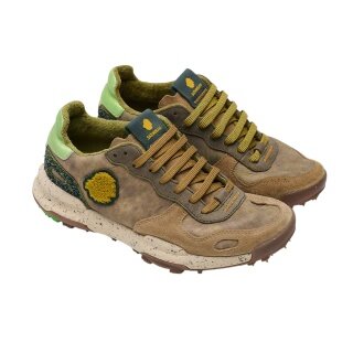 Satorisan Sneaker Chacrona Premium braun/beige/grün Herren