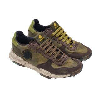 Satorisan Sneaker Chacrona Premium braun/grün Herren