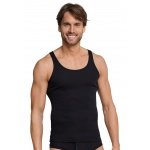 Schiesser Unterwäsche Unterhemd Original Feinripp schwarz Herren