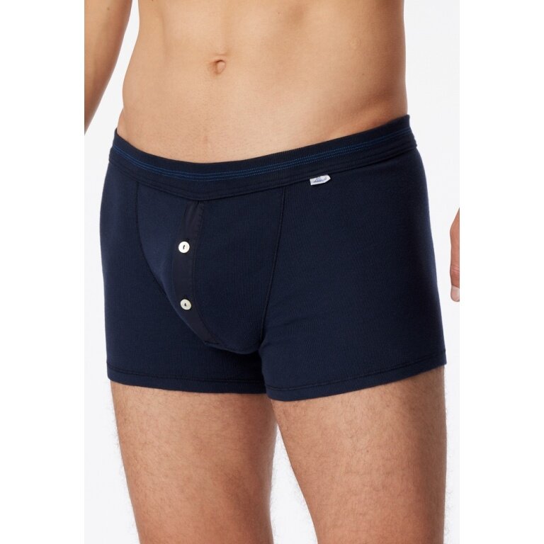 Schiesser Unterwäsche Boxershorts Revival Karl-Heinz dunkelblau Herren - 1 Stück