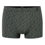 Schiesser Unterwäsche Boxershorts Long Life Soft Shorts Modal gemustert dunkelgrün - 1 Stück