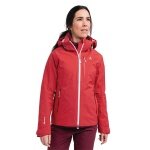 Schöffel Trekking-Wanderjacke Gaschurn (2-Lagen, wasserdicht und atmungsaktiv) rot Damen