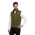 Schöffel Wende-Fleeceweste Purga (Sherpa-Fleece, warm) grün Herren
