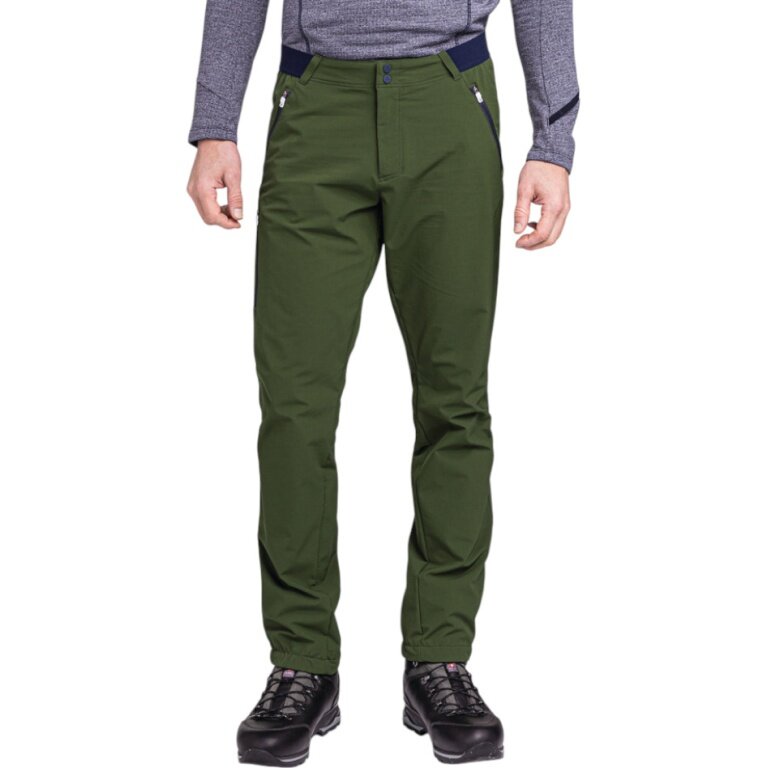 Schoeffel Wanderhose Hochfilzen (4-Wege-Stretch, warm, strapazierfaehig) olivegrün Herren